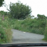 Another example of Isle of Man Roads - Over grown fences crowding the narrow roads