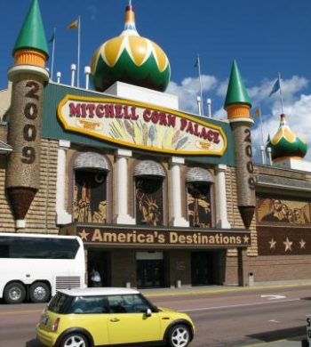 After driving about 9 hours, we took a break in Mitchell, South Dakota for a gander at the World's Only Corn Palace.