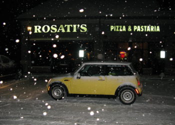 Due to a snowstorm, Bessie takes us to local favorite, Rosati's.