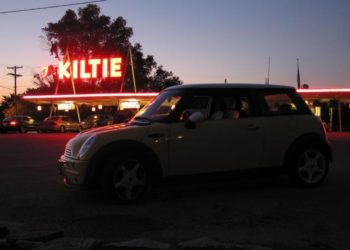 Bessie illuminated by The Kiltie.