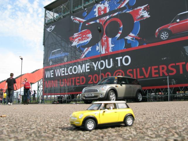 Itty Bitty Bessie the MINI at Mini United 2009.