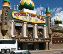 After driving about 9 hours, we took a break in Mitchell, South Dakota for a gander at the World's Only Corn Palace.