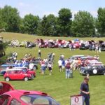 The Minis at British Car Field Day