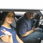 The driver and navigator wondering if we know just what we're doing this time.