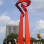 A good place to meet in case we all get lost. You can't miss this modern sculpture