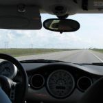 The road. Straight as an arrow. The road. Straight as an arrow.