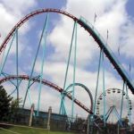 A lovely roller coaster in Oklahoma.