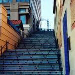 32blue stairs
