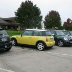 Bessie meets up with MINIs from all over at the Beloit Rest stop. Bessie meets up with MINIs from all over at the Beloit Rest stop.