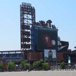 At last! It's Citizen's Bank Park, home of the Phillies baseball team. At last! It's Citizen's Bank Park, home of the Phillies baseball team.