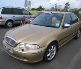 Our rental car - A Rover Our rental car - A Rover