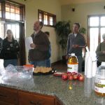 At our second stop, a subdivision clubhouse.