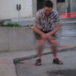 Brian. Entertaining himself or keeping his mind off donuts.