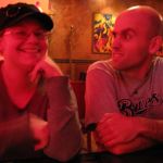 Caren and some random guy named Chris. Caren and some random guy named Chris.