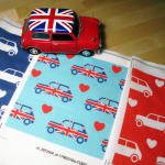 mini cooper hearts - union jack car
Design available at Spoonflower: http://www.spoonflower.com/designs/3859081 mini cooper hearts - union jack car