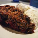 Oh pie! You're so delicious! Cherry with cobbler topping and lovely vanilla ice cream from the Purple Door Creamery. Oh pie! You're so delicious! Cherry with cobbler topping and lovely vanilla ice cream from the Purple Door Creamery.