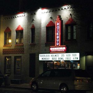 Our final stop - the Rosebud Cinema. It was an interesting theatre experience with couches to sit on and fried cheese delivered to your table in the middle of the film. We saw that new Sherlock Holmes movie.