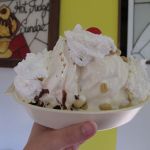 My sundae - the Rocky Road.