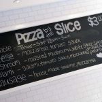 The day's Pizza by the Slice.
