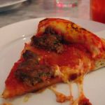 A slice of sausage. A tad spicy.