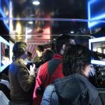Inside the MINI Collection bus