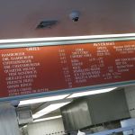 The dinner menu. Such choices!