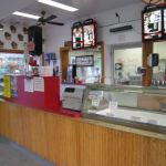 The interior with displays of many, many flavors!