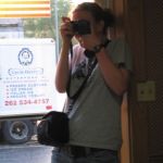 Emily takes a picture of us.