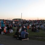 The crowd - plentiful, but not suffocating