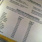 The menu The menu