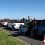 USA owners gathering to drive a MINI on the Silverstone track