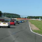 Racing down Silverstone at blinding speeds up to 50 mph!