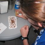 Waffle cones are notorious for gaps. Emily uses that and the melting ice cream to create a psychological test. Waffle cones are notorious for gaps. Emily uses that and the melting ice cream to create a psychological test.