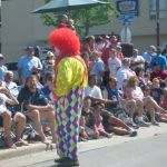 A clown! With batman shoes. Does that make him the anti-Joker? A clown! With batman shoes. Does that make him the anti-Joker?