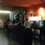 The bar in our private ping pong room.