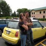 My navigator, Jenny, and our bi-polar cheerleader, Brian. My navigator, Jenny, and our bi-polar cheerleader, Brian.
