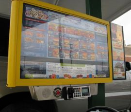 Perusing the menu at the Sonic Drive-in. Perusing the menu at the Sonic Drive-in.