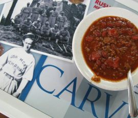 Excellent Buffalo chili served at the Rushmore cafe.