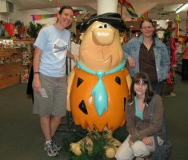 Fred, Wilma, Betty and Emily.