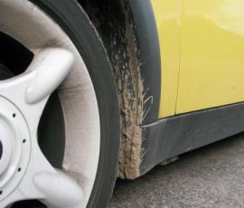 Luckily, Bessie didn't get too terribly dirty. Luckily, Bessie didn't get too terribly dirty.