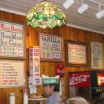 Home-made ice cream in a variety of flavors.