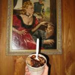 Jenni opted for a chocolate fudge sundae.