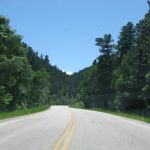 After Devils Tower, we get off the beaten path and onto the winding road of Spearfish Canyon on our way to Deadwood.