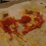 We most nearly finished the entire pizza. Anthony tried, but failed. Awww.