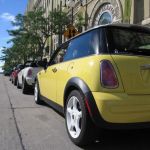 MINIs on the streets of Milwaukee.