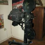 Ancient movie projector.