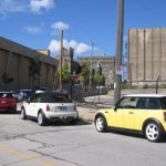 The MINIs find the Pabst Brewery.