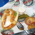 The Bayou Baby sandwich - shrimp, cajun saucy stuff, and other what nots. Whatever it was, it was delicious! I'll miss it. The Bayou Baby sandwich - shrimp, cajun saucy stuff, and other what nots. Whatever it was, it was delicious! I'll miss it.