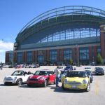 The MINIs gathered for their last stop.
