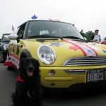 Bessie and Tosh, ready to spread their patriotic cheer. Bessie and Tosh, ready to spread their patriotic cheer.